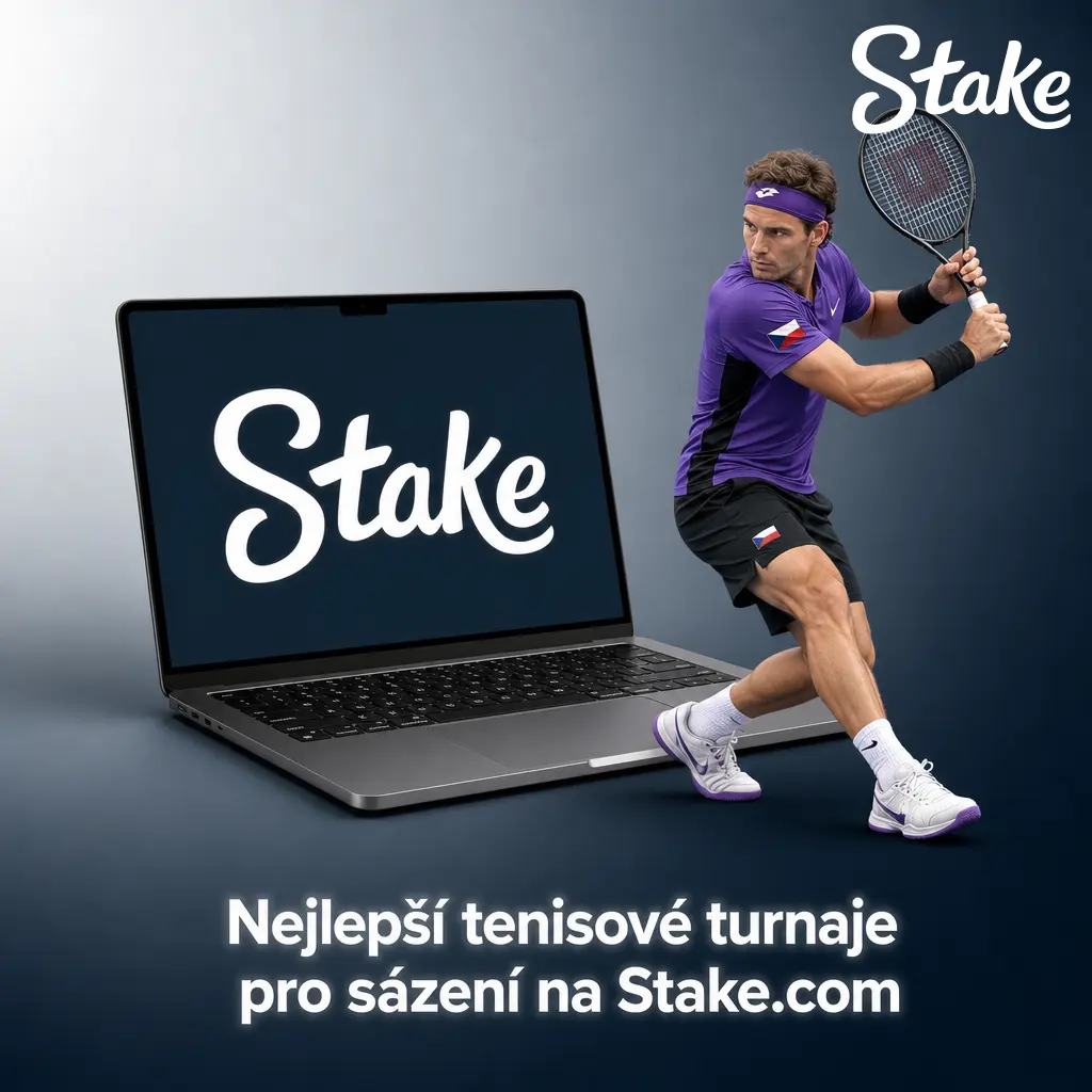 Tenisové grandslamy a ATP turnaje pro sázení na Stake.com včetně kurzů na Wimbledon a US Open