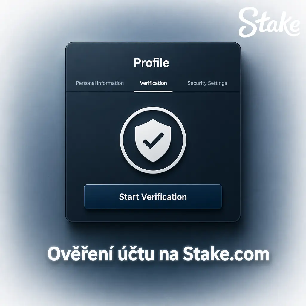 Ověření účtu na Stake.com – proces KYC s dokladem totožnosti a potvrzením adresy bydliště