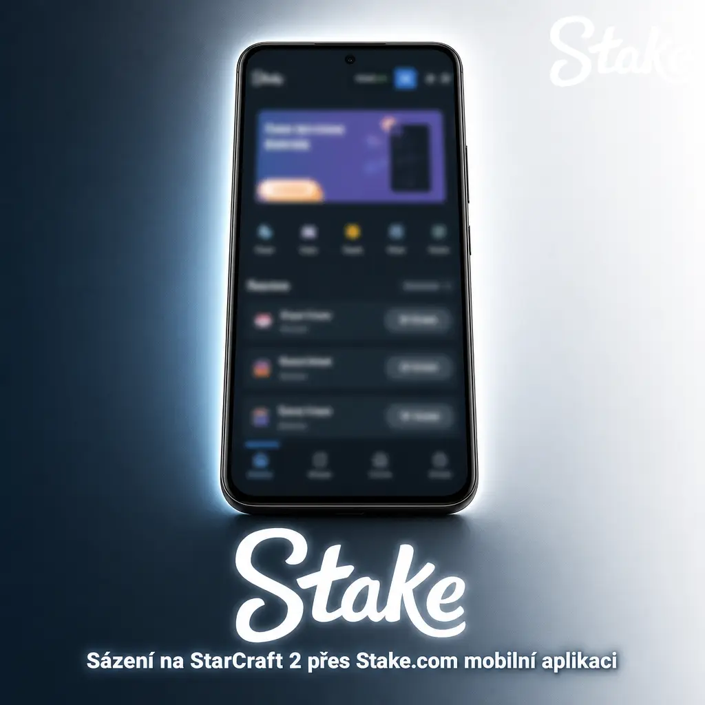 Sázení na StarCraft 2 v mobilní aplikaci Stake.com s živými kurzy a sledováním zápasů online
