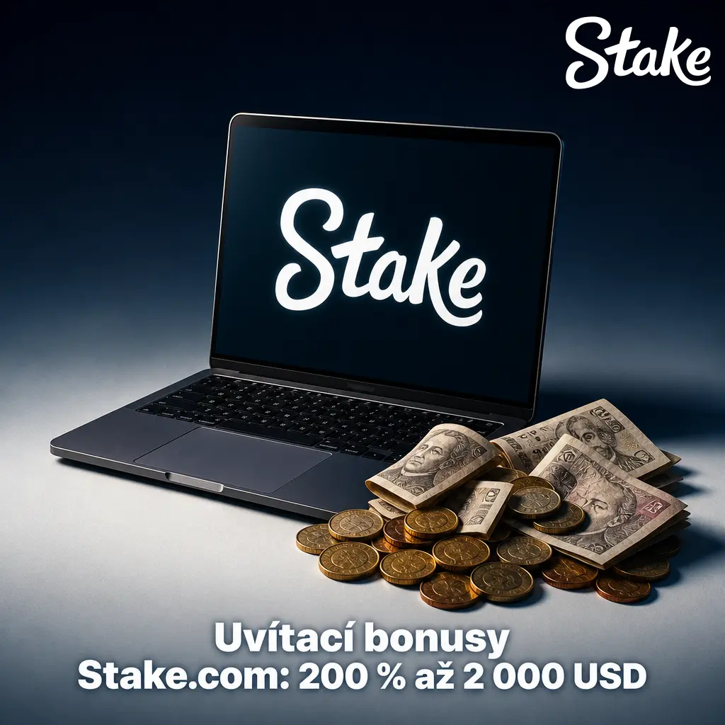 Uvítací bonus Stake.com 200 % až 2 000 USD rozdělený do tří vkladů s minimem 20 USD a sázením 30x