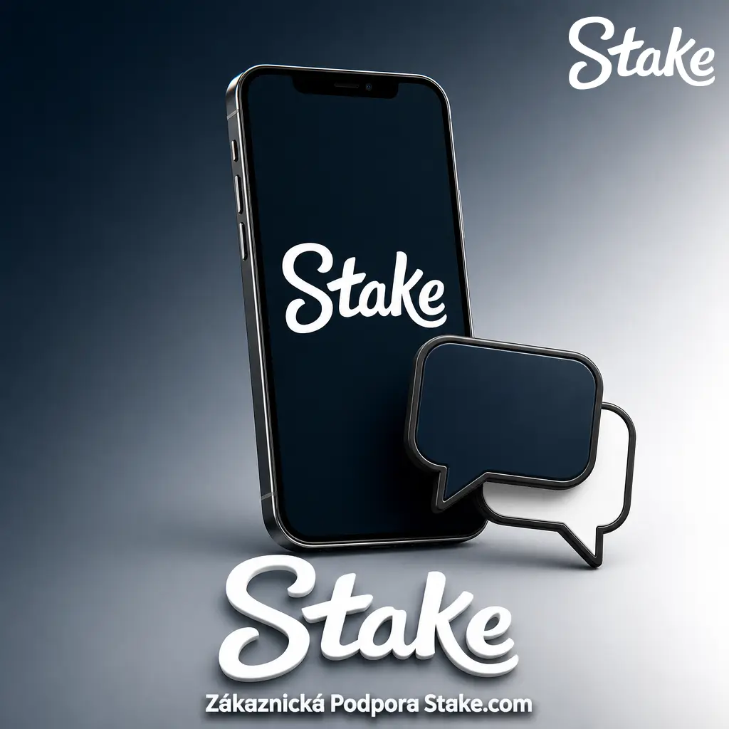 Zákaznická podpora Stake.com v aplikaci – živý chat, e-mail, centrum nápovědy a sociální sítě 24/7